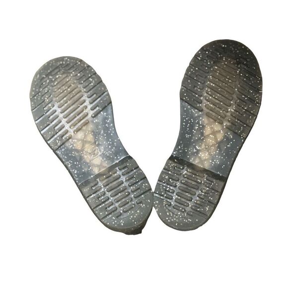 Dr. Martens Kids Black Glitter Boots - Picture 8 of 10